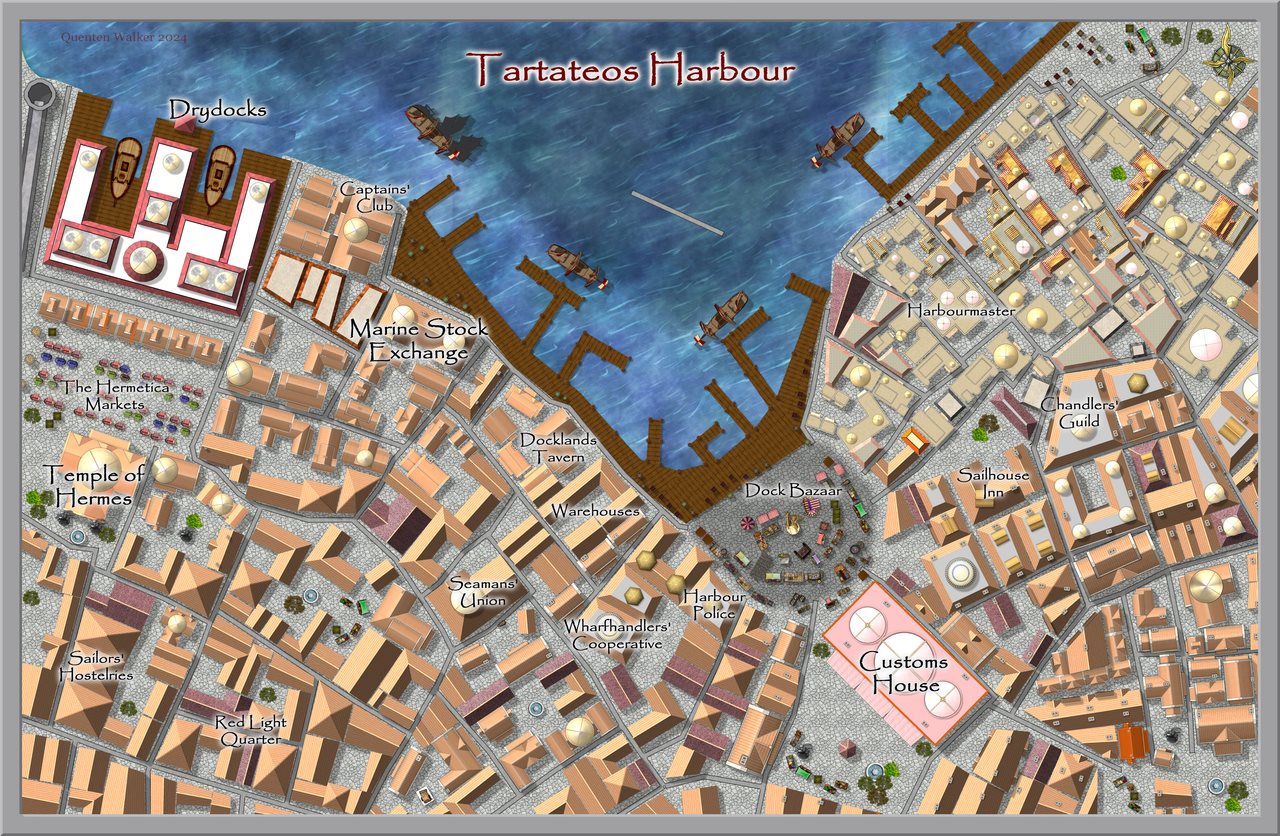 Nibirum Map: tartateos harbour district by Quenten Walker